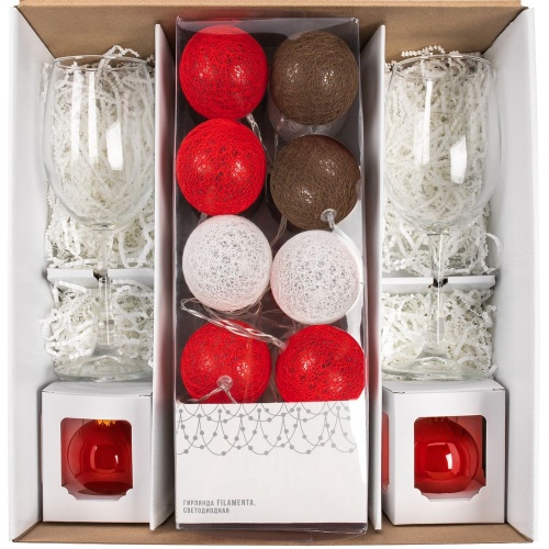 Набор Merry Moments для шампанского, красный фото 4 Набор Merry Moments для шампанского, красный фото 4