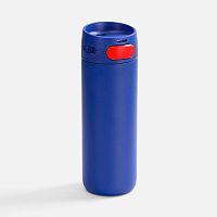 Термостакан X1 с цветной кнопкой, синий с красным