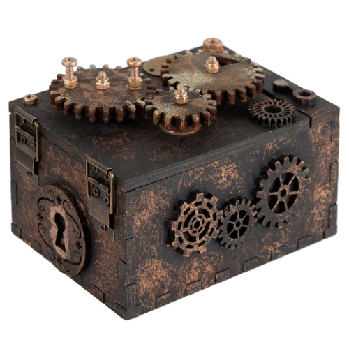 Шкатулка с секретом Gearbox, малая фото 3 Шкатулка с секретом Gearbox, малая фото 3
