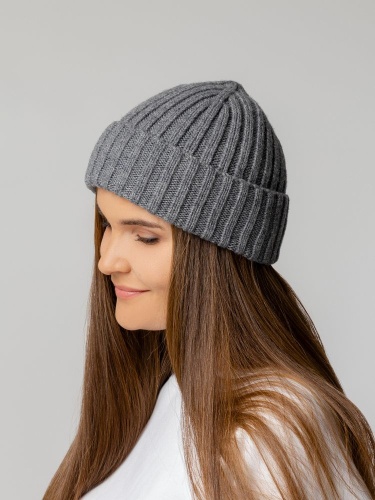 Шапка Uni, серый меланж фото 6 Шапка Uni, серый меланж фото 6