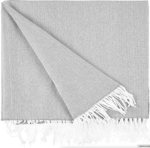 Плед «Гирвас», светло-серый Плед «Гирвас», светло-серый