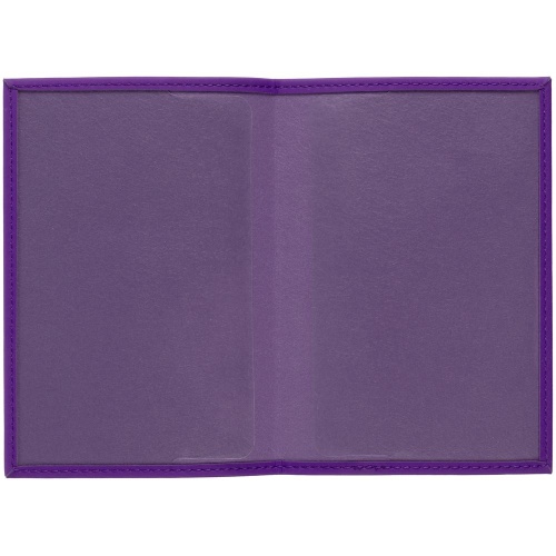 Обложка для паспорта Shall, фиолетовая фото 4