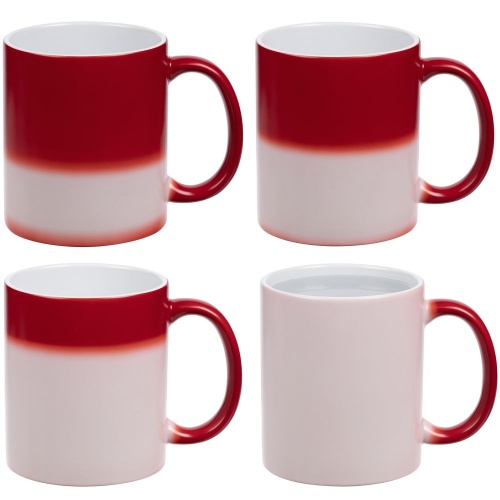 Кружка «Хамелеон», глянцевая, красная фото 4 Кружка «Хамелеон», глянцевая, красная фото 4