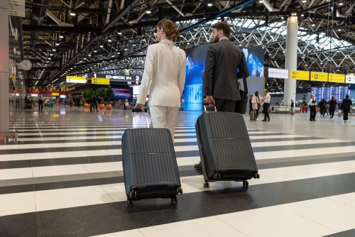 Чемодан Santiago L, темно-синий фото 4 Чемодан Santiago L, темно-синий фото 4