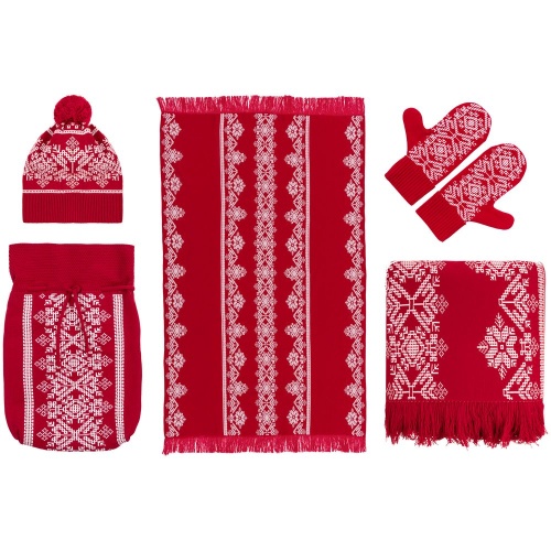 Плед Onego, красный фото 8 Плед Onego, красный фото 8