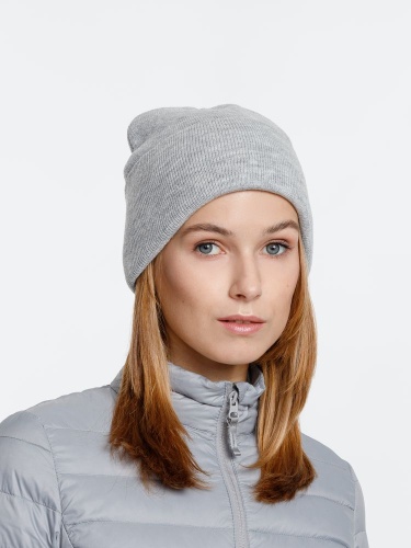 Шапка Urban Flow, светло-серый меланж фото 3