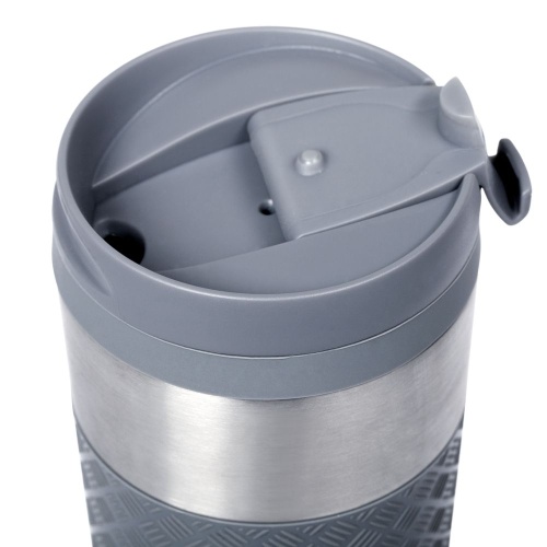 Термостакан Hard Work, вакуумный, серебристый фото 3