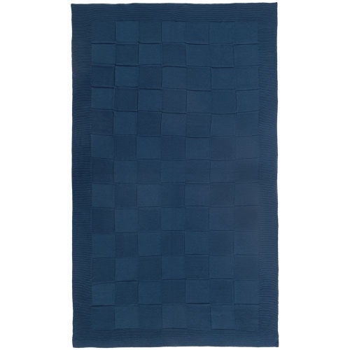 Плед Chess Queen, ver.2, синий меланж фото 4 Плед Chess Queen, ver.2, синий меланж фото 4