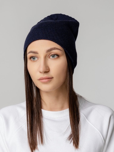 Шапка Dalia, темно-синяя фото 6