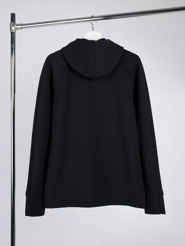 Куртка с капюшоном унисекс Begi, черная фото 2 Куртка с капюшоном унисекс Begi, черная фото 2