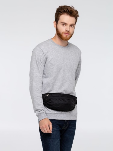 Поясная сумка Urban Out, черная фото 8