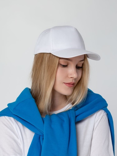 Бейсболка Promo, белая фото 6 Бейсболка Promo, белая фото 6