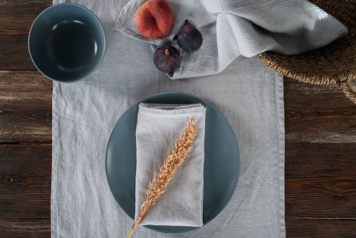 Набор салфеток Fine Line, синий фото 9 Набор салфеток Fine Line, синий фото 9