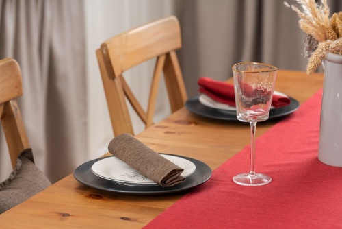 Салфетка сервировочная Settle In, коричневая фото 3