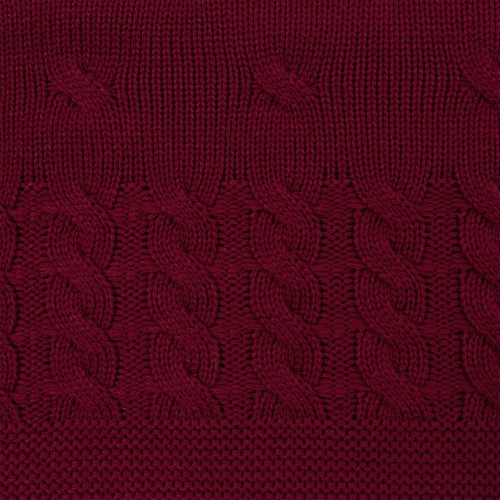 Плед Reframe, бордовый фото 4