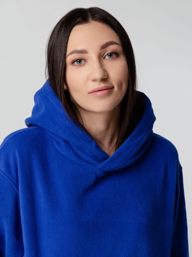 Худи флисовое унисекс Manakin, ярко-синее фото 10 Худи флисовое унисекс Manakin, ярко-синее фото 10