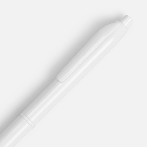 Ручка шариковая Bright Pop, белая фото 2