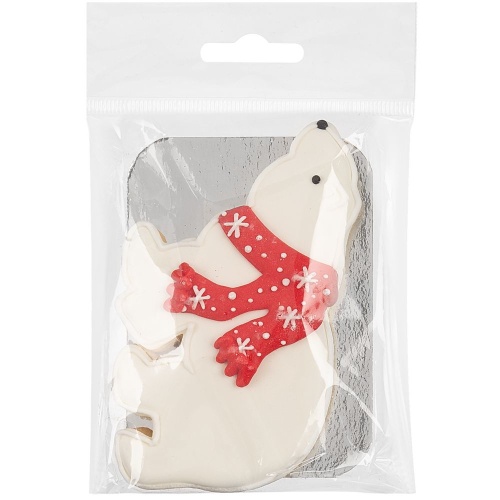 Печенье «Остаемся зимовать», белое с красным фото 2 Печенье «Остаемся зимовать», белое с красным фото 2