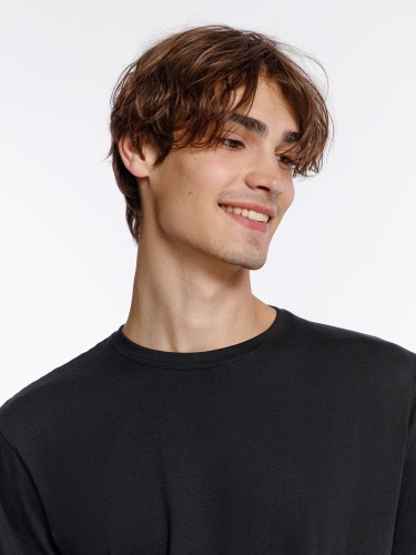 Футболка унисекс Streetwise, черная фото 3