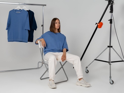 Футболка унисекс Neofit, синяя фото 9