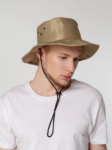 Панама «Сафари», бежевая фото 9