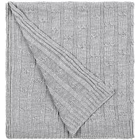 Плед Trenza, светло-серый