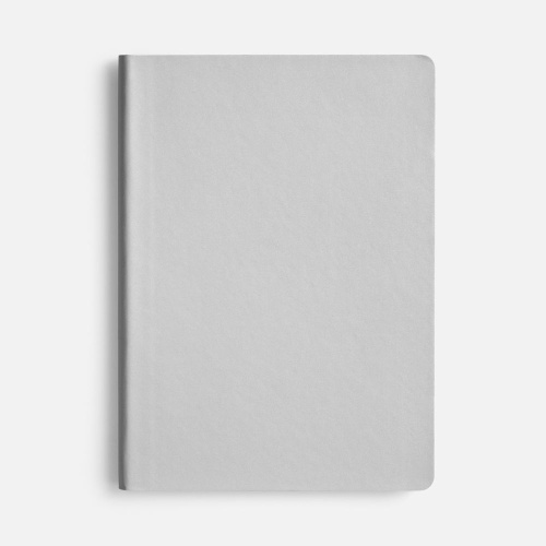 Блокнот Flex Shall ver.2, серебристый фото 2 Блокнот Flex Shall ver.2, серебристый фото 2