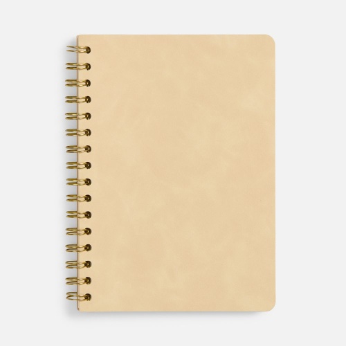 Ежедневник Spiral, недатированный, бежевый