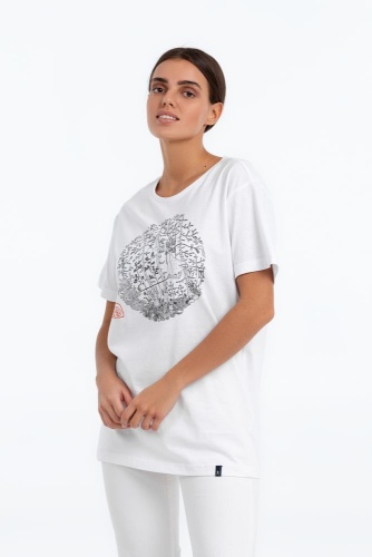 Футболка «Качели», белая фото 7