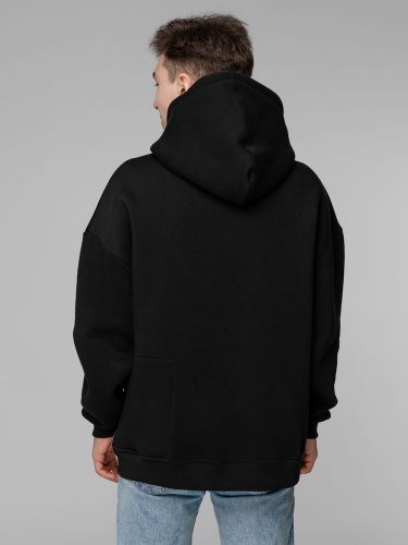Худи Oversize Pockets, черное фото 9