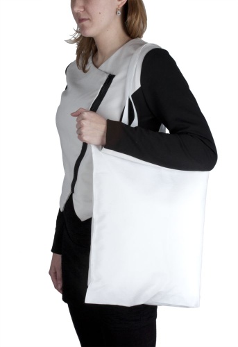 Сумка для покупок Span 70, белая фото 4 Сумка для покупок Span 70, белая фото 4