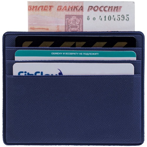 Чехол для карточек Devon, синий фото 5 Чехол для карточек Devon, синий фото 5