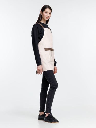 Фартук Settle In, светло-бежевый (молочный) фото 4 Фартук Settle In, светло-бежевый (молочный) фото 4