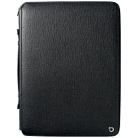 Папка на молнии c блокнотом А4 Tradition, черная