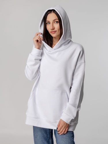 Худи оверсайз унисекс Outshine, белое фото 8 Худи оверсайз унисекс Outshine, белое фото 8