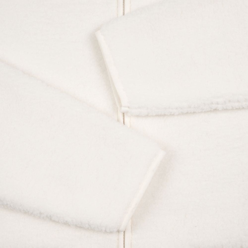 Куртка унисекс Oblako, молочно-белая фото 3 Куртка унисекс Oblako, молочно-белая фото 3