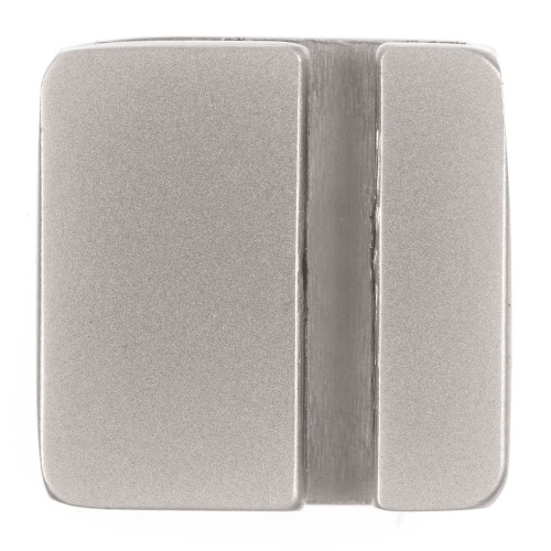 Квадратный шильдик на резинку Epoxi, матовый серебристый фото 2 Квадратный шильдик на резинку Epoxi, матовый серебристый фото 2