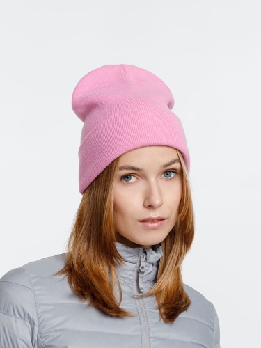 Шапка Urban Flow, пыльно-розовая фото 3 Шапка Urban Flow, пыльно-розовая фото 3