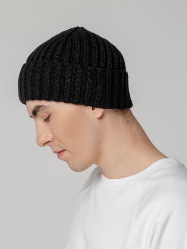 Шапка Uni, черная фото 7 Шапка Uni, черная фото 7