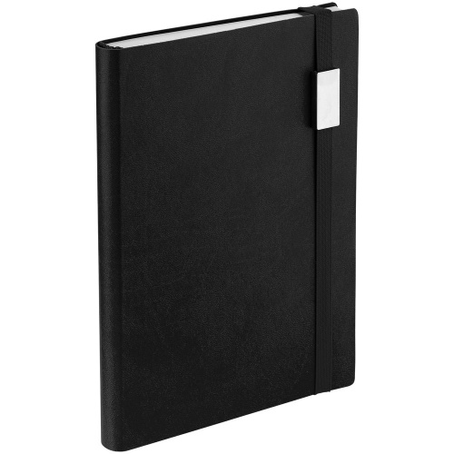Ежедневник Vivian Metal, недатированный, черный фото 4