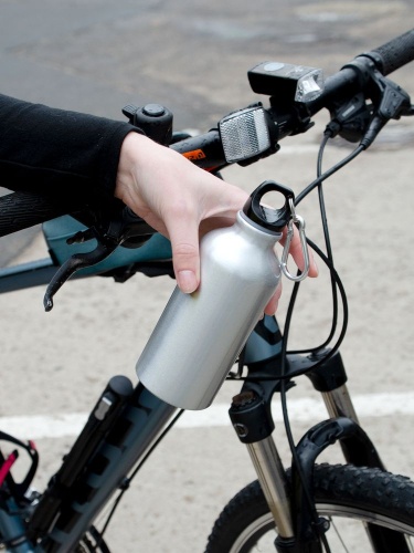 Бутылка для спорта Re-Source, серебристая фото 5 Бутылка для спорта Re-Source, серебристая фото 5