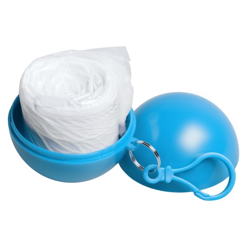 Дождевик в круглом футляре Nimbus, голубой фото 3