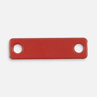 Шильдик металлический Alfa Liten, красный