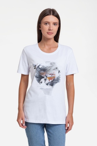 Футболка женская «Подруга Питер», белая Футболка женская «Подруга Питер», белая