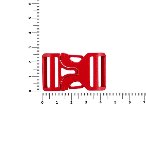 Застежка-пряжка Fibbia, красная фото 2 Застежка-пряжка Fibbia, красная фото 2