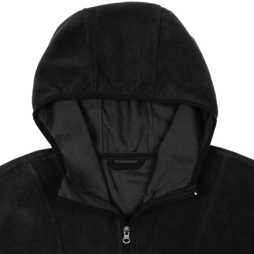 Анорак флисовый унисекс Fliska, черный фото 4 Анорак флисовый унисекс Fliska, черный фото 4