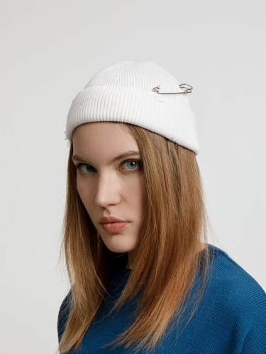 Шапка Pricker, белая фото 5