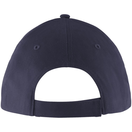 Бейсболка Solar, темно-синяя с белым фото 4 Бейсболка Solar, темно-синяя с белым фото 4