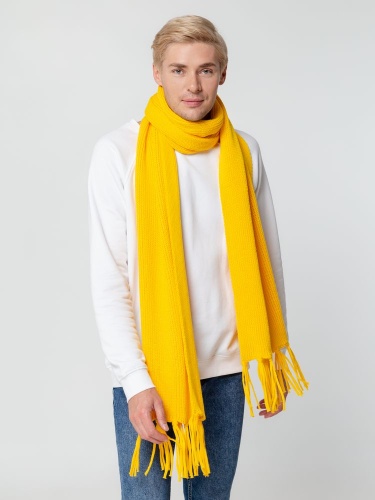 Шарф Flette, желтый фото 3