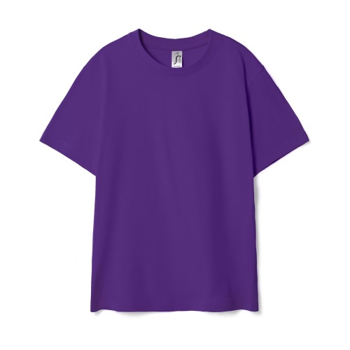 Футболка детская Regent Kids 150, темно-фиолетовая Футболка детская Regent Kids 150, темно-фиолетовая